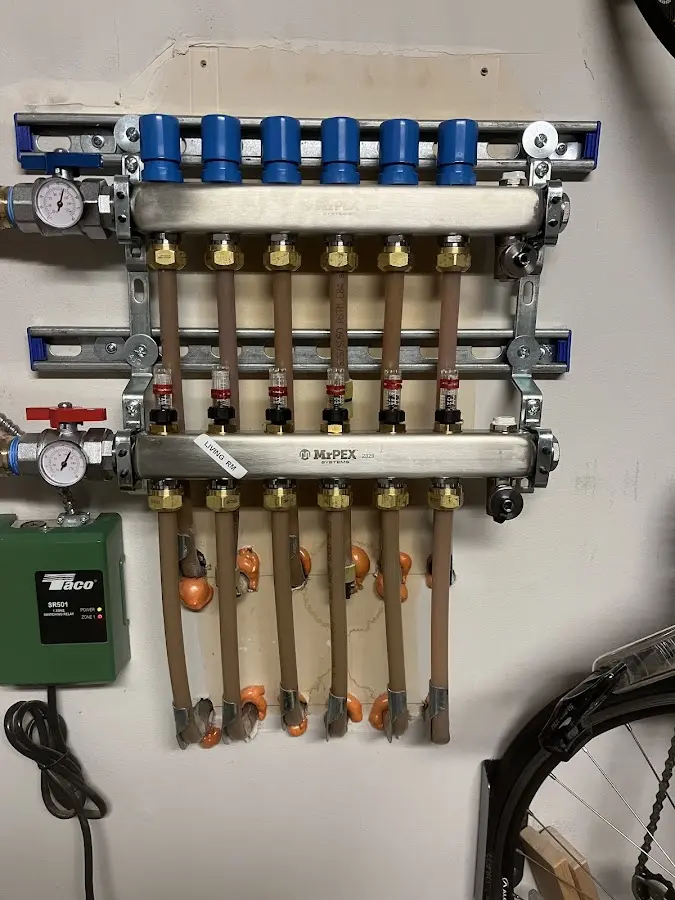 Plumber performing Gas Line Installation at a residential property in West Hattiesburg